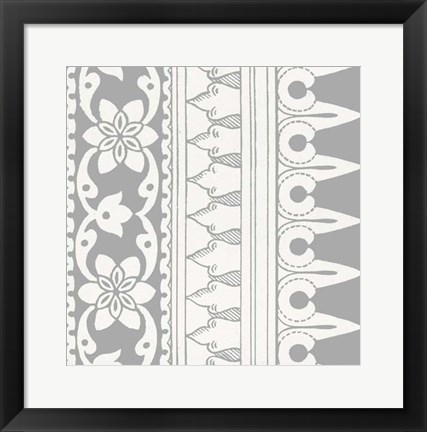 Framed Ornamental Detail VI Print