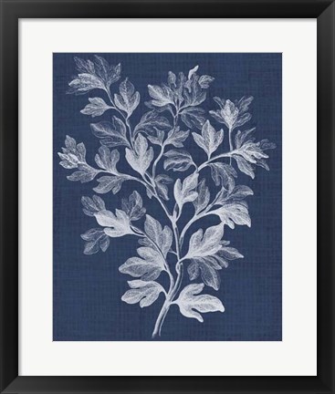 Framed Foliage Chintz I Print