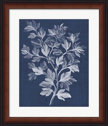 Framed Foliage Chintz I Print