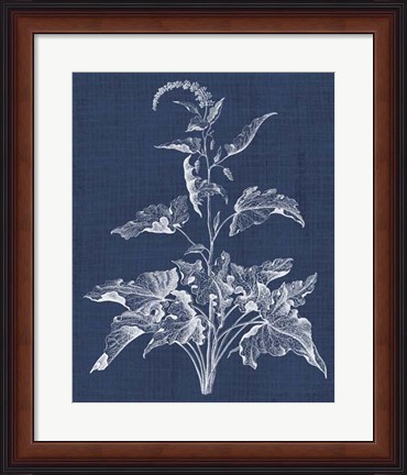 Framed Foliage Chintz II Print