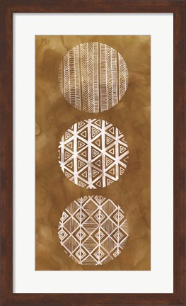 Framed Tribal Pattern I Print