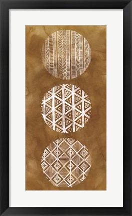 Framed Tribal Pattern I Print