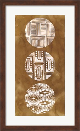 Framed Tribal Pattern II Print