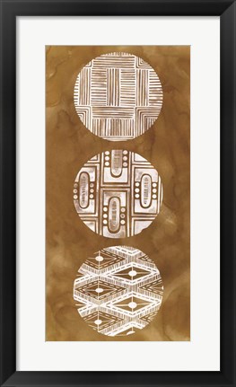 Framed Tribal Pattern II Print