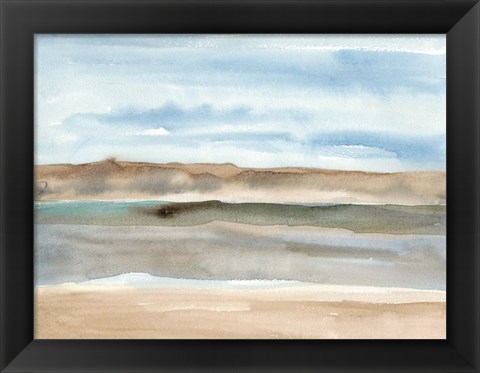 Framed Plein Air Riverscape I Print