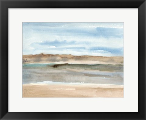 Framed Plein Air Riverscape I Print