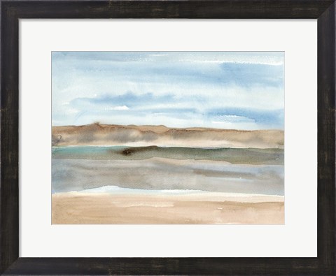 Framed Plein Air Riverscape I Print