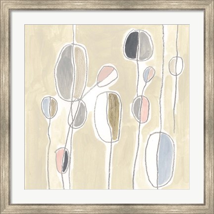 Framed String Garden III Print