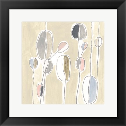 Framed String Garden III Print