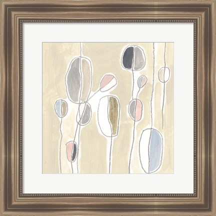 Framed String Garden III Print