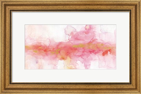 Framed Rainbow Seeds Abstract Gold Print