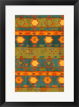 Framed Southwest Design III Print