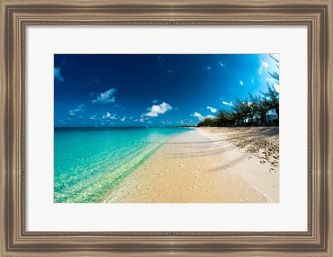 Framed Cayman Islands Beach Print