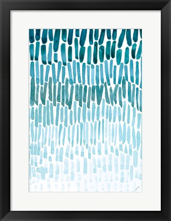 Framed Watercolor Raindrops Print