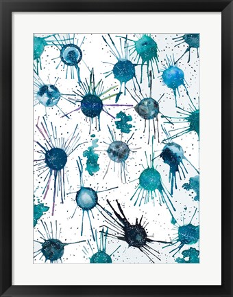 Framed Splattered Moons Print