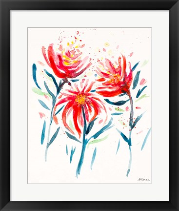 Framed Wild Flowers II Print