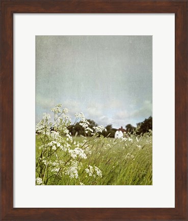 Framed In the Pasture Print