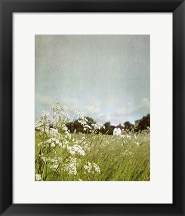 Framed In the Pasture Print