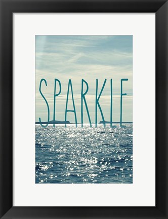 Framed Sparkle Print