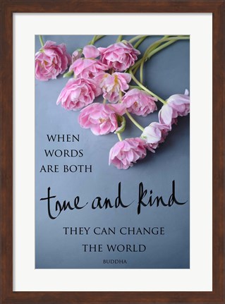 Framed True &amp; Kind Print