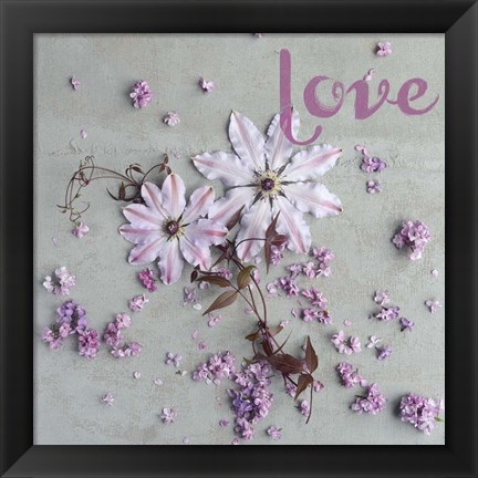 Framed Love Print