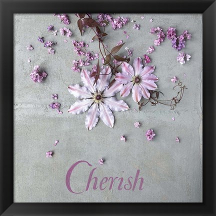 Framed Cherish Print