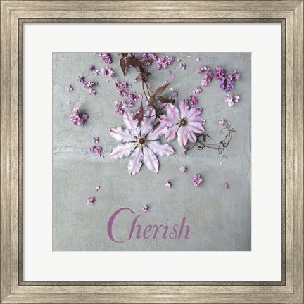 Framed Cherish Print