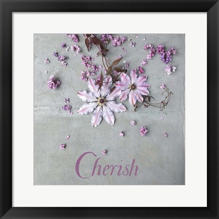 Framed Cherish Print