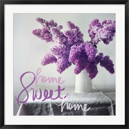 Framed Home Sweet Home Print