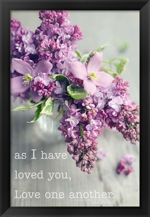 Framed Love One Another Print