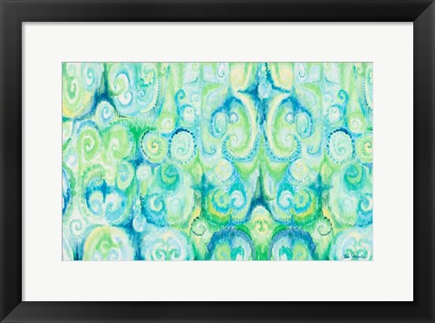 Framed Emerald Abstract Print