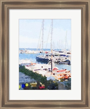 Framed Watercolor Naples Print