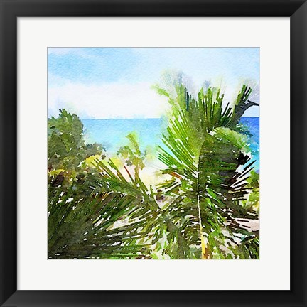 Framed Watercolor Vero Beach Print