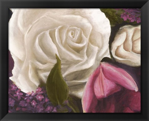 Framed Among the White Roses Print