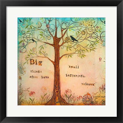 Framed Big Things Print