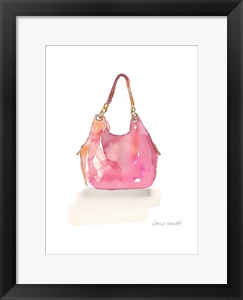 Framed Watercolor Handbags II Print