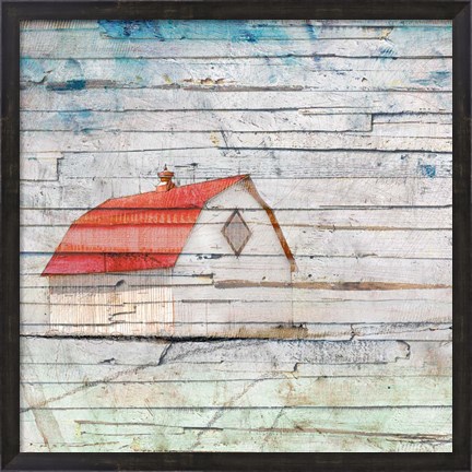 Framed Wood Barn Print