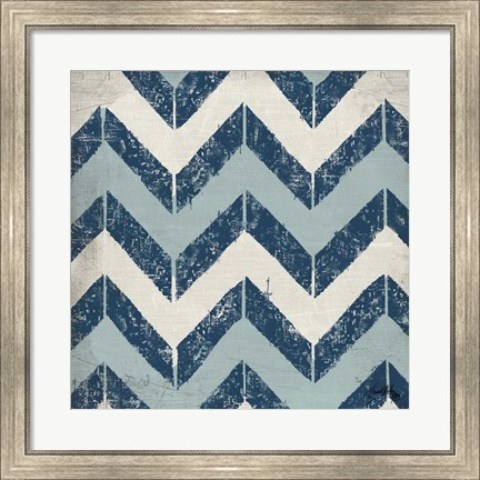 Framed Blue Modele I Print