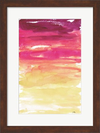 Framed Watercolor Paper I Print