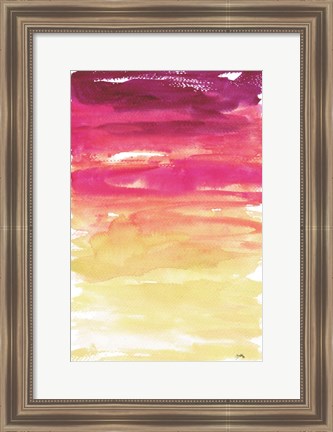 Framed Watercolor Paper I Print