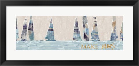 Framed Sailing Inspiration II Print