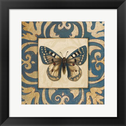 Framed Moroccan Butterfly I Print