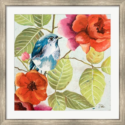 Framed Beautiful Bird I Print