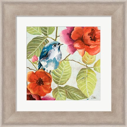 Framed Beautiful Bird I Print