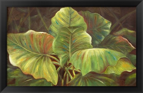 Framed Tropical Green Print