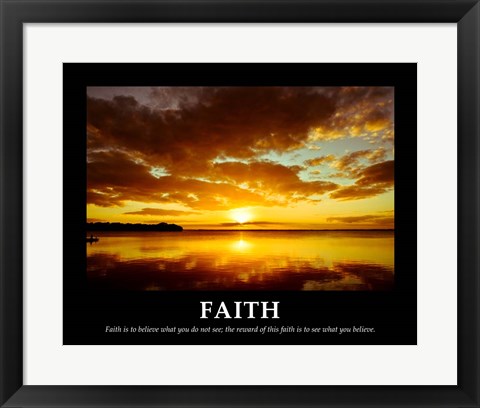 Framed Faith Print