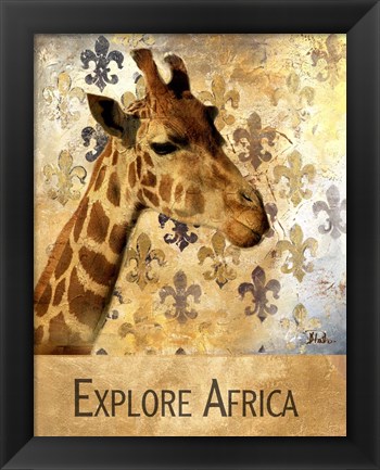 Framed Explore Africa Print