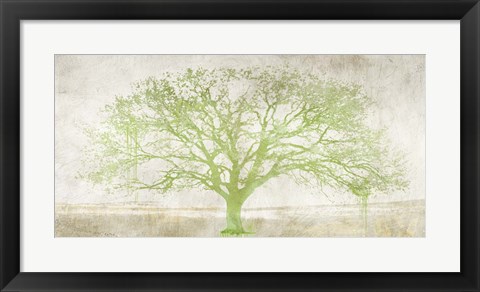 Framed Green Tree Print