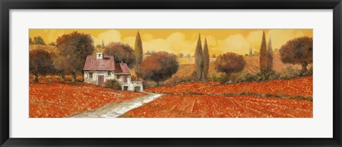 Framed Fuoco di Toscana Print