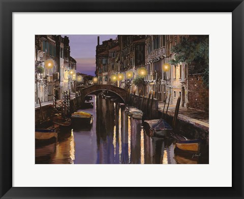 Framed Venezia al Crepuscolo Print